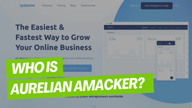 Who is Aurelian Amacker of Systeme.io? [2023]