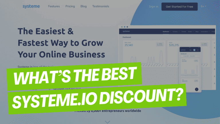 Systeme.io Discount (Get 40% off Startup Plan) + BONUS PACKAGE!!! [2024]