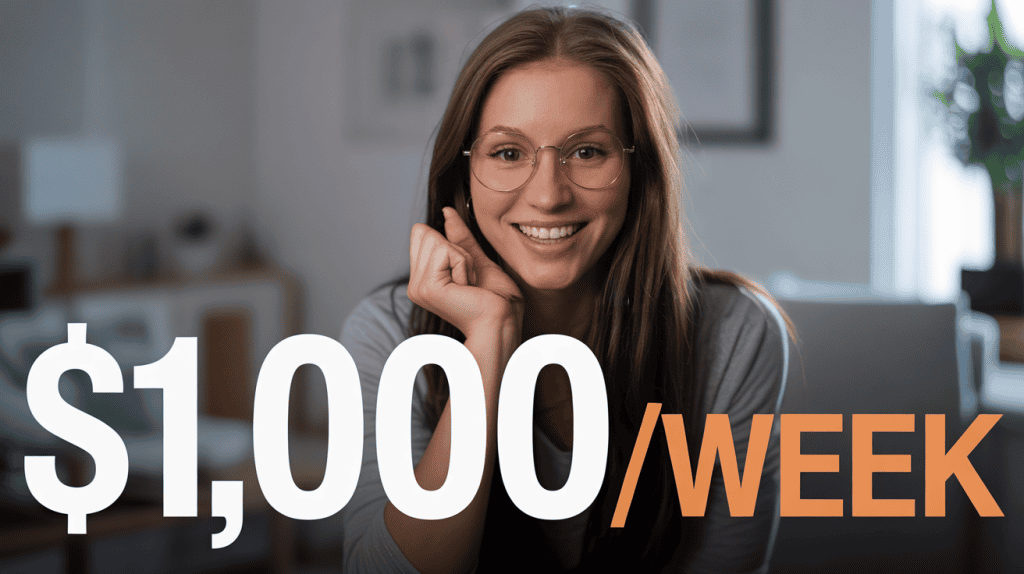 best side hustles that pay weekly make 1000 dollars