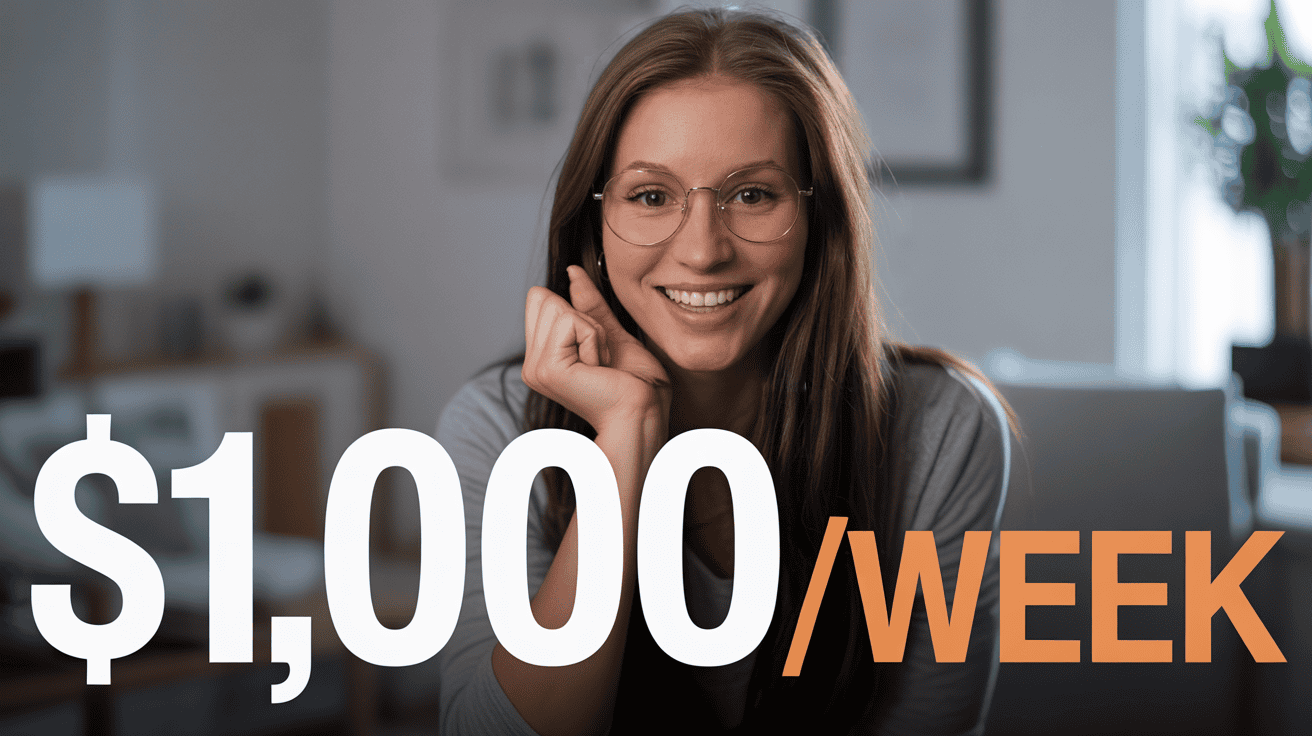 best side hustles that pay weekly make 1000 dollars