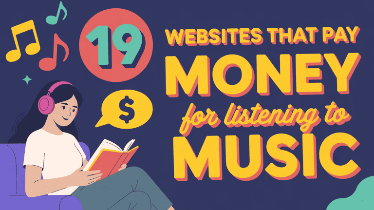 19 Websites That Pay You to Listen to Music (Proven Methods) [2025]