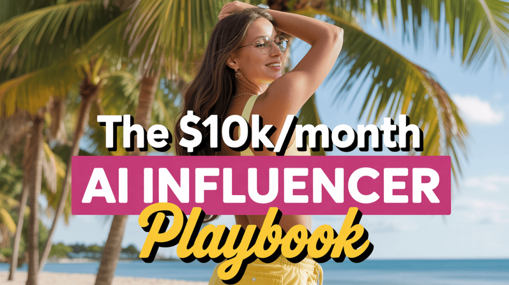 how to make money with an ai influencer playbook